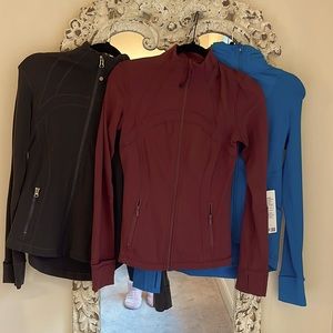 Three beautiful LuLuLemon jackets! 😍